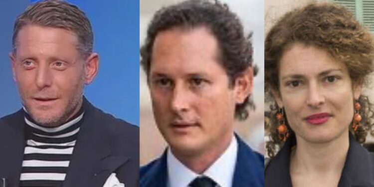 Lapo, John e Ginevra Elkann (foto: web)