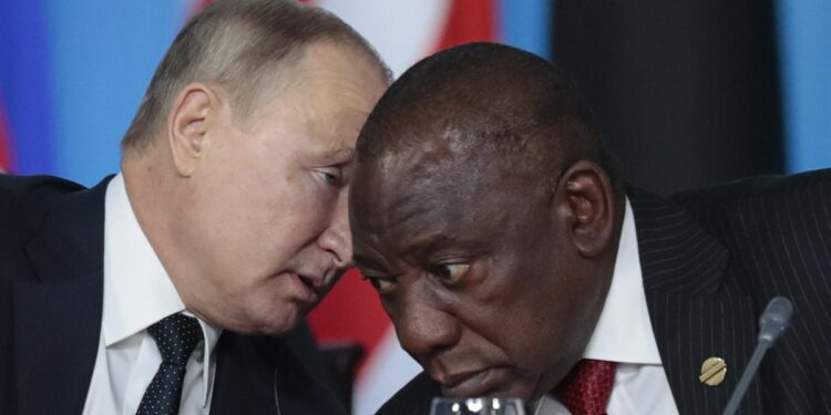 Putin con Ramaphosa