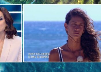 Vladimir Luxuria contro Helena Prestes a L'Isola dei famosi