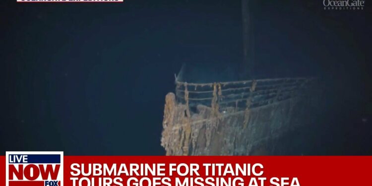 Sottomarino scomparso nella zona del Titanic (screen da Youtube)