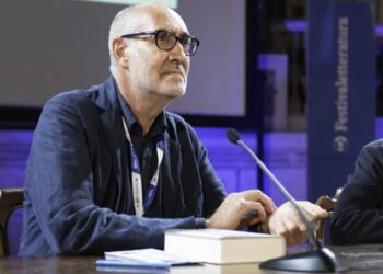 Marco Belpoliti al Festival Letteratura a Mantova (Foto: 2015, LaPresse)