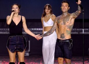 Fedez, Francesca Michielin e Giulia Stabile a Love Mi 2023 (Foto: Web)